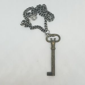 GASOLINE GLAMOUR Accessories - 3 inch fancy antique necklace silver chain new GASOLINE GLAMOUR Accessories - 3 inch fancy antique necklace silver chain new